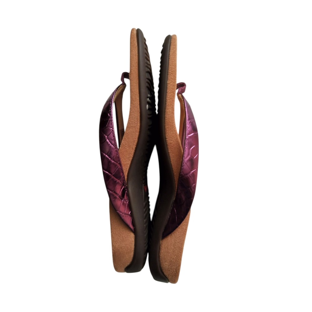 Vionic Women's Dillon Toe-Post Sandals Metallic P… - image 5